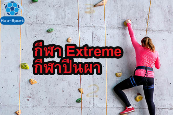 กีฬา Extreme กีฬาปีนผา