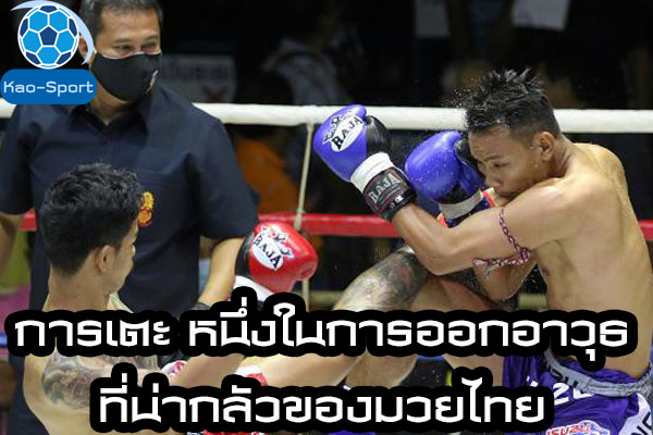 การเตะ หนึ่งในการออกอาวุธที่น่ากลัวของมวยไทย