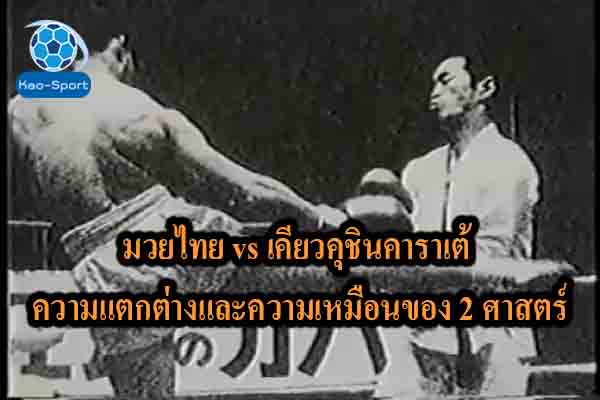มวยไทย vs เคียวคุชินคาราเต้ ความแตกต่างและความเหมือนของ 2 ศาสตร์